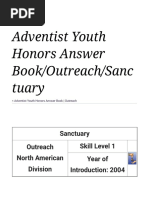 Adventist Youth Honors Answer Book - Outreach - Sanctuary - Wikibooks, Open Books For An Open World