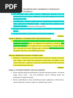 Transportion Highway Tech Syllabus