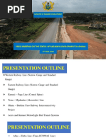 Presentation On Rehabilitation Work On The Achimota-Nsawam Railway