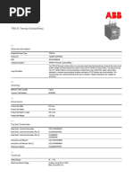 1SAZ811201R1004 Tf65 47 Thermal Overload Relay