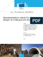 (PECKER) Standardisation Needs For The Design of Underground Structures