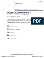 Effectiveness of Electrical Stimulation For Rehabilitation of Facial Nerve Paralisis