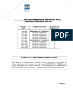 Mpl-500 Cronograma de Mantenimineto