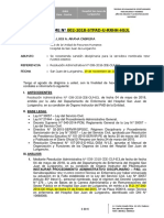 Informe de Procedimientos Administrativos Disciplinario