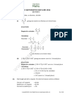 25.csec Maths June 2016