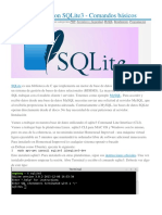 Primeros Pasos Con SQLite3 - Comandos Básicos