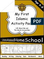 My First Islamic Activity Pack All About Me PDF