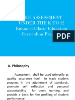 Assessment For Regional Training For Araling Panlipunan Teachers