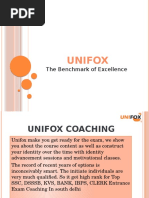 Unifox: The Benchmark of Excellence