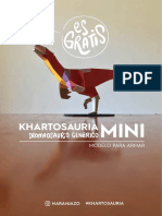 Origami Dinosaurio