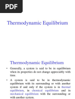 Lecture #3 Thermodynamic Equillibrium