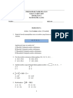 Ujian 1 f2 Matematik 2019