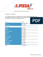 INE N: Franchisee Financial Controls Investment Template