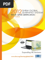 SHRM Global Learning System: The #1 GPHR Certification