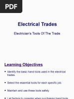 Electrical Trades: Electrician's Tools of The Trade