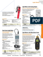 Light Meter With Analog Output Economical Light Meter