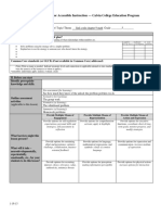 Lesson Planning Form For Accessible Instruction - Calvin College Education Program