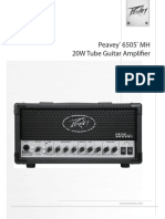 Peavey 6505 MH 20W Tube Guitar Amplifier: Operating Manual