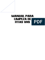 Vhs Limpeza Fitas