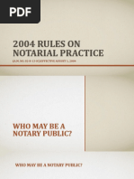 2004 Rules On Notarial Practice