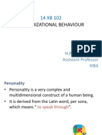 Organizational Behaviour Organizational Behaviour: N.Pradeep Kumar N.Pradeep Kumar Assistant Professor Xiba Xiba