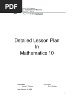 Detailed Lesson Plan For Demo