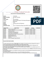 Admit Card 2018-19 Odd-Sem