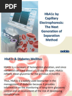 1 Sebia - Presentation 1 HbA1c Next Generation Separation Method (Aug 2017) - English