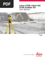 Leica iCON Robot 60/ iCON Builder 60: User Manual