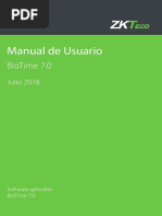 BioTime 7.0 - Manual de Usuario PDF