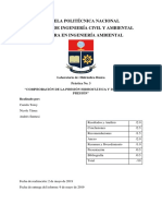 Comprobación de La Presión Hidrostática y Del Centro de Presión