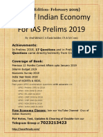 Feb 2019 Edition-Crux of Indian Economy For IAS Prelims 2019 PDF