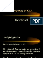 Delighting in God (Devotional)