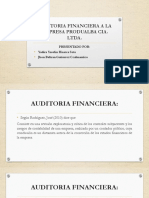 Auditoria Financiera A La Empresa Produalba Cia