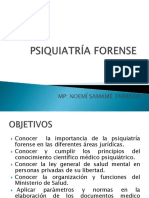 Psiquiatría Forense 1era Clase