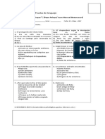 Prueba El Chupacabras de Pirque 5to