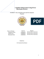 Topic: Power Quality Enhancement Using Power Electronics Devices