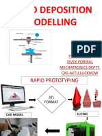 Fused Deposition Modelling: Presented by Vivek Porwal Mechatronics Deptt. Cas-Aktu, Lucknow