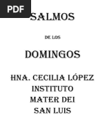 Salmos de Los Domingos-11Â EdiciÃ N-Abril 8 de 2013 PDF