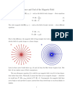 Divergence and Curl of The Magnetic Field