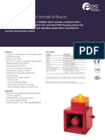 E2s Al105 Alarm Sounder Beacon Data Sheet