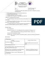 1st Grading G8 Lesson Plan 2019 - Rational Algebraic Expressions