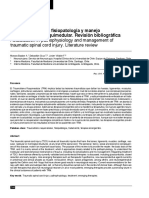 Actualización en La Fisiopatología y Manejo de Traumatismo Raquimedular