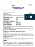 Programa de Derecho Constitucional 2019 UCASAL