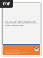 Programa Educativo Alimentacion Saludable