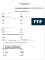 Evaluacion Bimestral Primero y Segundo Cumunicacion 2019