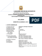 Anatomía y Fisiología Comparada