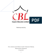 CBL Marketing Analize