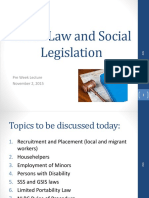 Labor Law and Social Legislation Pre Week JMG