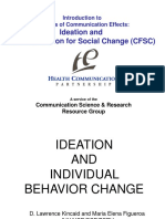 Ideation and Behaviour Change